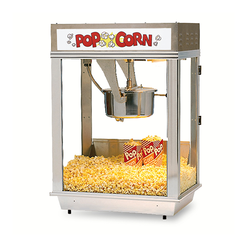 DELUXE WHIZ BANG POPCORN MACHINE WITH STAINLESS STEEL DOME 2003ST - Allen Associates